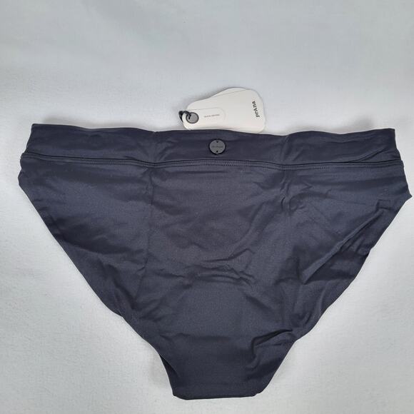 Prana Womens Summer Wave Bikini Swim Bottom Size Small Black Outdoor Lined - Picture 9 of 9